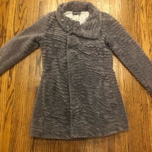 Patagonia pelage grey furry coat small